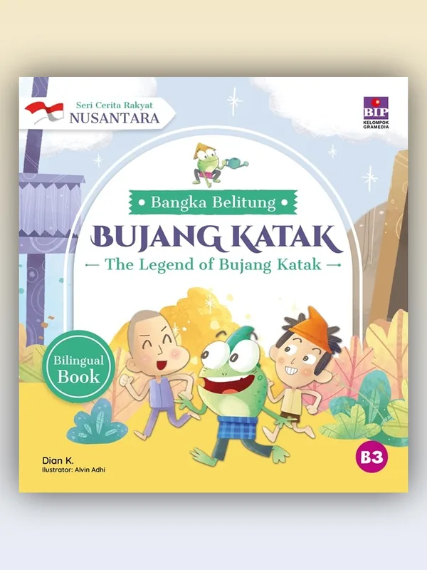 Sampul Seri Cerita Rakyat Nusantara Bangka Belitung: Bujang Katak