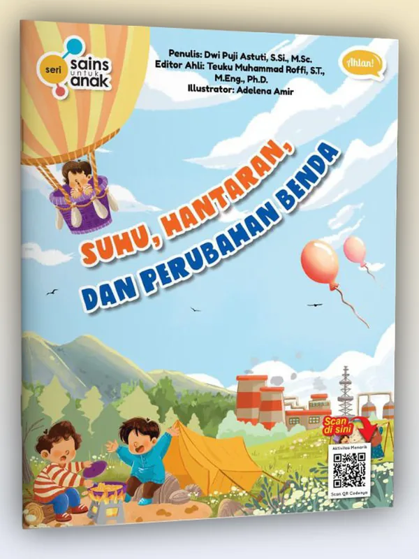 Sampul Seri Sains Anak: Suhu, Hantaran, dan Perubahan Benda