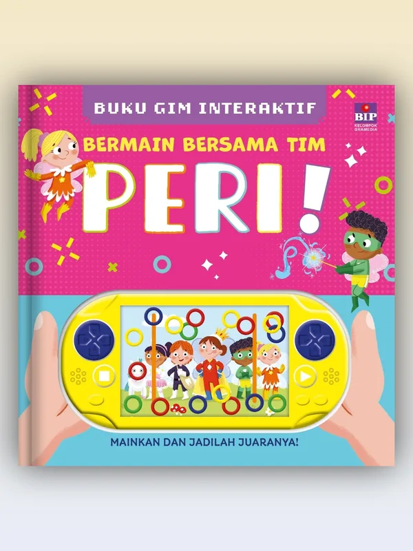 Sampul Buku Interaktif Gim: Bermain Bersama Tim Peri!
