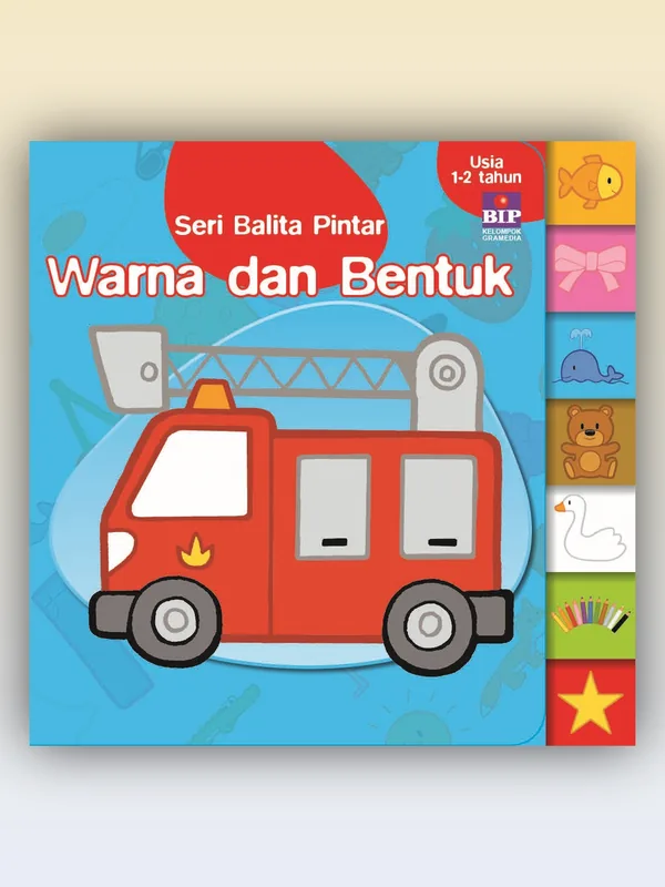 Sampul Seri Balita Pintar: Warna dan Bentuk