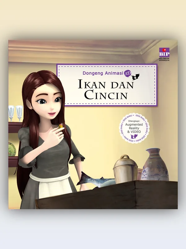 Sampul Seri Dongeng Animasi 3D: Ikan dan Cincin