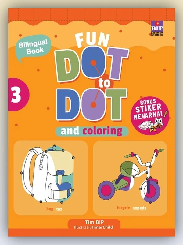 Sampul My Dot to Dot and Coloring 3