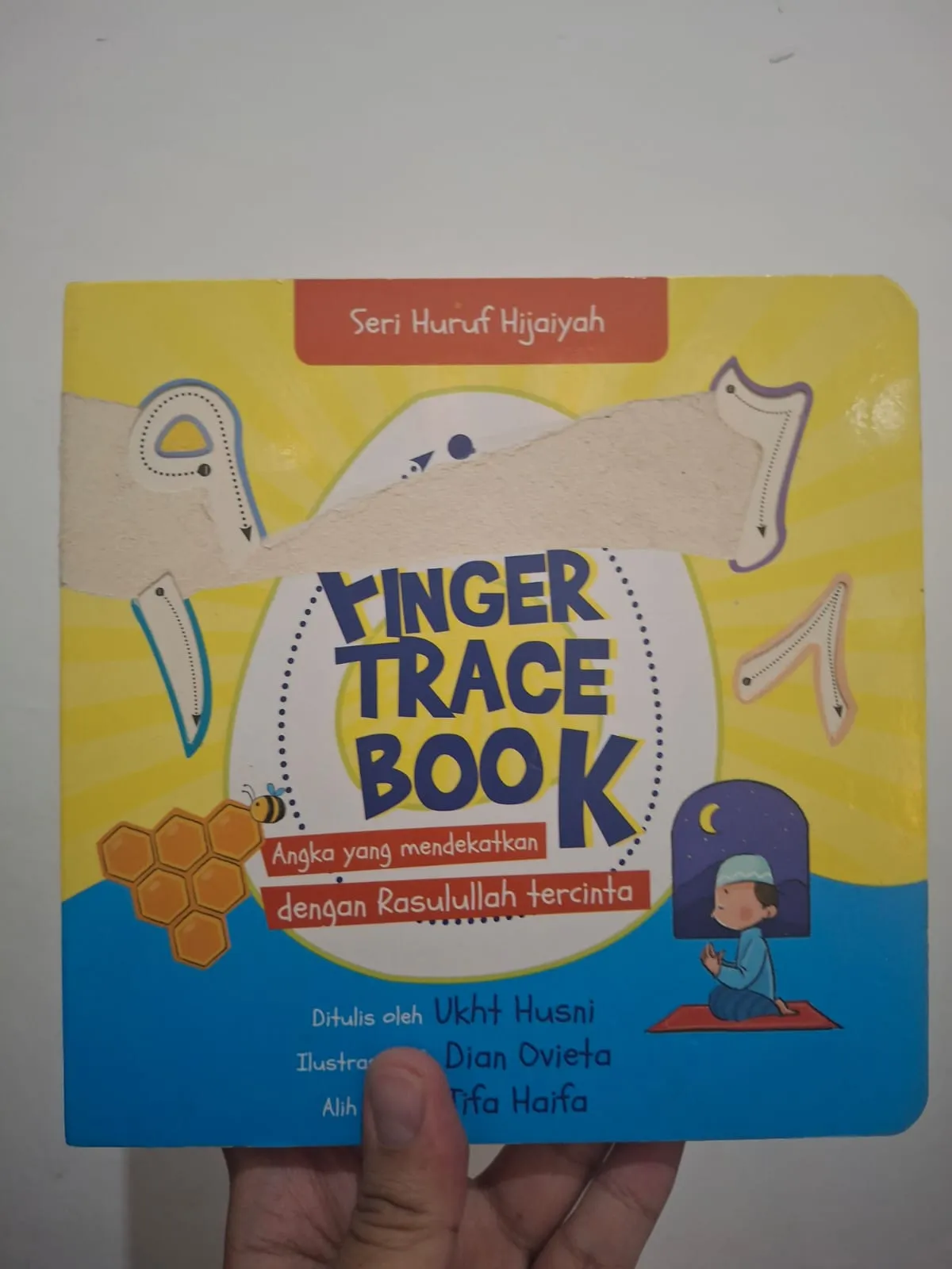 Sampul Finger Trace Angka Arab